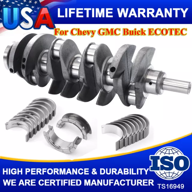 Crankshaft & Main Rod Bearings 12578164 STD Size For Chevy GMC Buick ECOTEC 2.4L