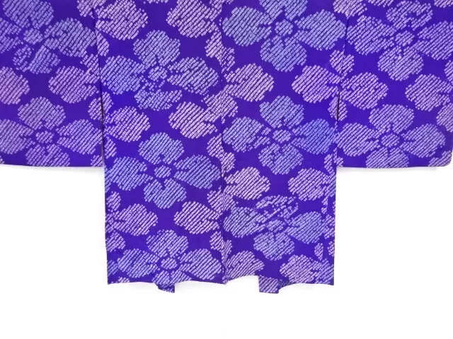 79671# Japanese Kimono / Antique Haori / Shibori / Flowers