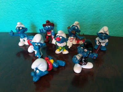 smurfs figures 1970s