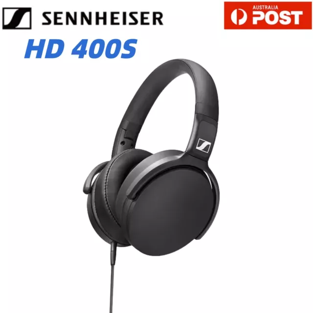 Sennheiser HD 400S Over Ear Headphones Wired Stereo Earphones Noise Cancelling