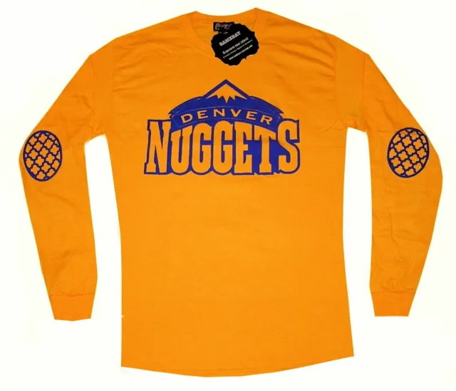 Nba Womens Apparel / Denver Nuggets Ladies Puff Print Nba Tee Shirt, nwt,  LARGE