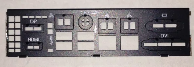 SuperMicro MCP-260-00066-0B 1U I/O shield for X9SPV-M4 used in SC510 SC505 SC504