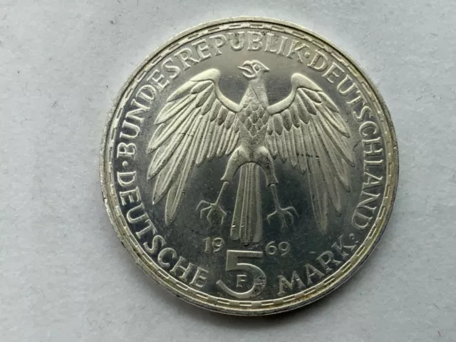 5 Dm 1969 Gerhard Mercator Coin Condition As Seen In Photos