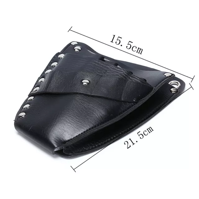 PU Leather Barber Hair Scissor Bag Hairdressing Holster Pouch Holder Case .YH 3