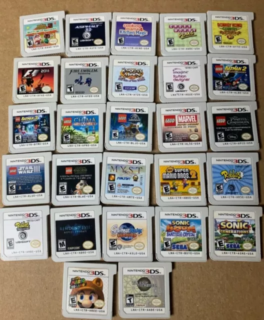 Nintendo 3DS Games Cartridge Only- Pick your favourites from the list  3/22/24