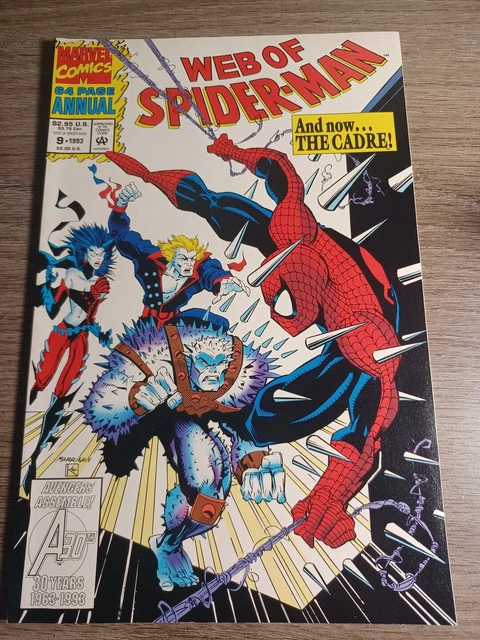 Web of Spider-Man Annual #9 NM With Card Marvel Comics c169