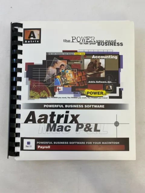 Aatrix Mac P&L - User Guide - Payroll Software (Manual Only) - 1998