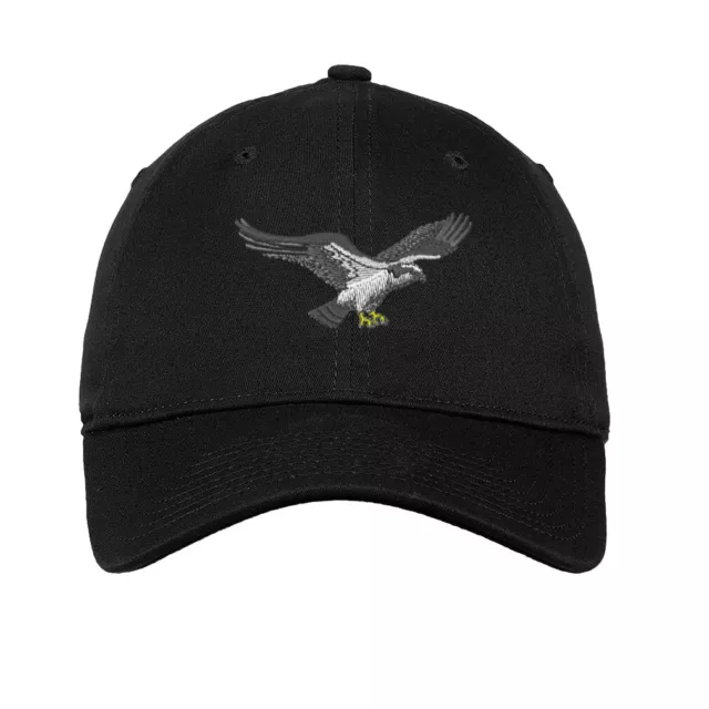 Soft Women Baseball Cap Osprey Embroidery Dad Hats for Men Buckle Closure