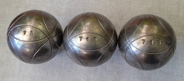 Triplette De Boules De Pétanque Obut ATC – Poids 740g – Compétition – Occasion