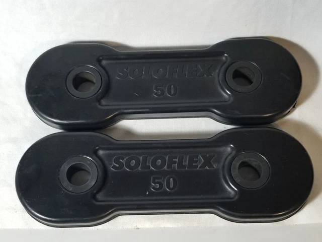 2 (pair) Original SoloFlex 50lbs  Weight Straps, Resistance Bands (total 100lbs)