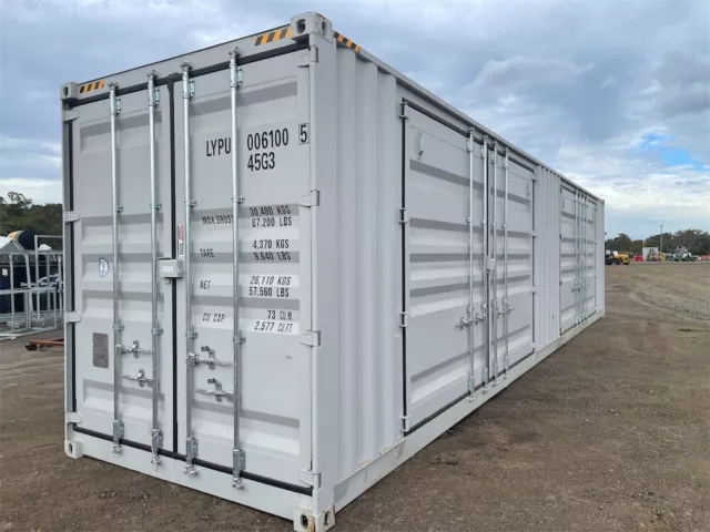 50% Partial Payment 40' High Cube Shipping Container w/2 Side Door Free Shipping