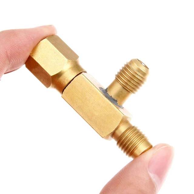 "Utile adattatore tipo T accessori distributore a forma di T 1/4X1/4X1/4\" 1/4X1/4X1/4\\\"