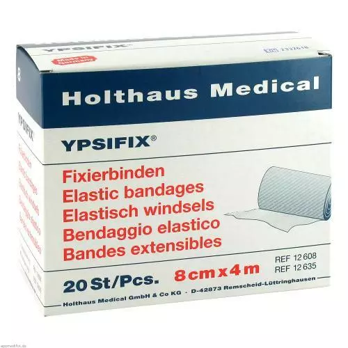 FIXIERBINDE Ypsifix elastisch 8 cmx4 m lose 20 St