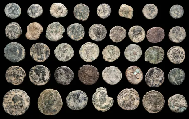 Roman period, 40 coins Lot.