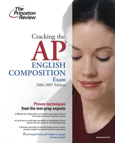 CRACKING THE AP ENGLISH LANGUAGE & COMPOSITION EXAM, By Princeton Review *VG+*