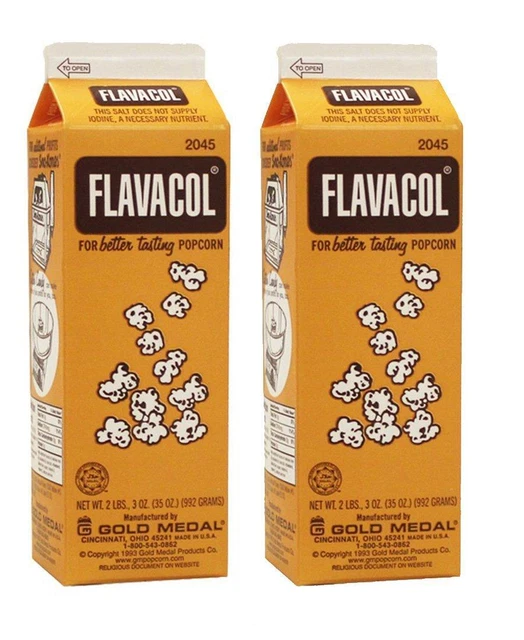 Gold Medal Products 2045 Flavacol Seasoning Popcorn Salt 35 OZ(Pack of 2)