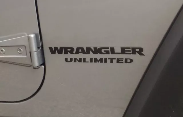Kit 2 Adhésifs Jeep Wrangler Unlimited mm.250x36 - Stickers Autocollants