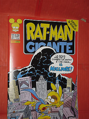 RAT-MAN gigante- N° 37- spillato -con adesivi- DI:LEO ORTOLANI- PANINI- (ratman)