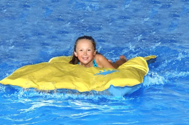 The Unsinkable Molly Brown Swimming Pool Float- Yellow/Blue