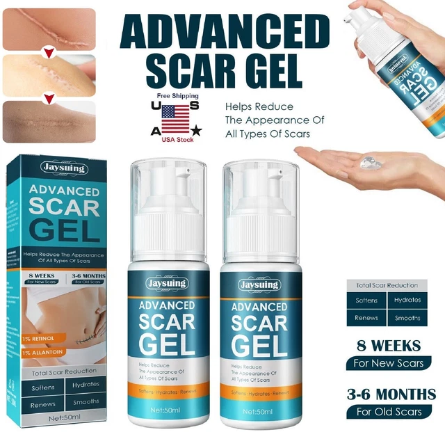 100ML ADVANCED SCAR Removal Gel Ointment Stretch Marks Scars Burns