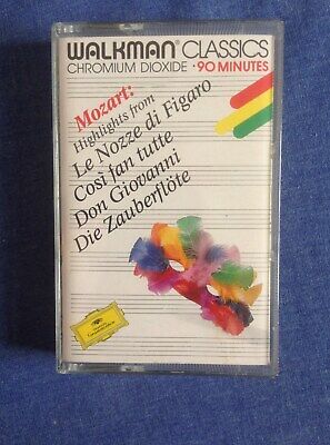 Mozart Symphonies Jupiter  Cassette Tape WALKMAN Classics 