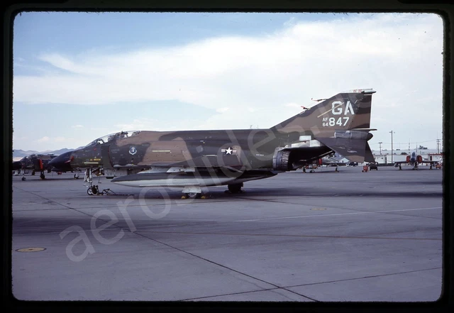USAF McDonnell Douglas EF-4C 64-0847 Jul 77 Kodachrome Slide/Dia