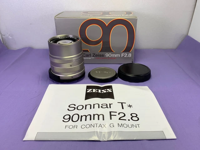 [Beste Mint IN Karton] Contax Carl Zeiss Objektiv Sonnar 90mm F/2.8 T für G1 G2