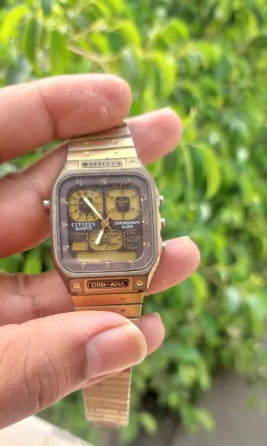 CITIZEN ROBOT FACE 8943 083661 Vtg Ana Digi Watch 144.00 PicClick UK