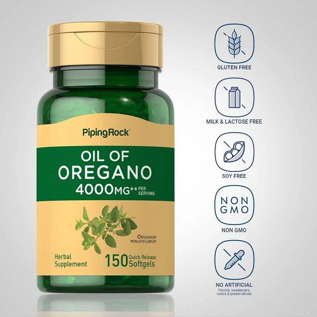 ACEITE DE OREGANO Potente Antibiotico H Pylori, Cura reflujo, Molestia