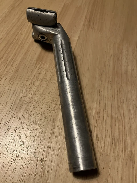 Tige De Selle SR Laprade Vintage En Aluminium Cannelé ⌀26.2mm X 200mm - Neuf Ancien Stock (NOS), Fabriqué En France