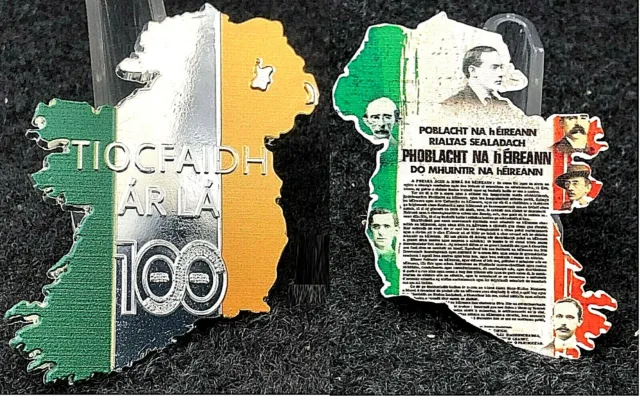 Gold Silber Irland Münze Irischer Krieg 1921 II 2021 I St. Paddys Day Weltgrünes Geschenk