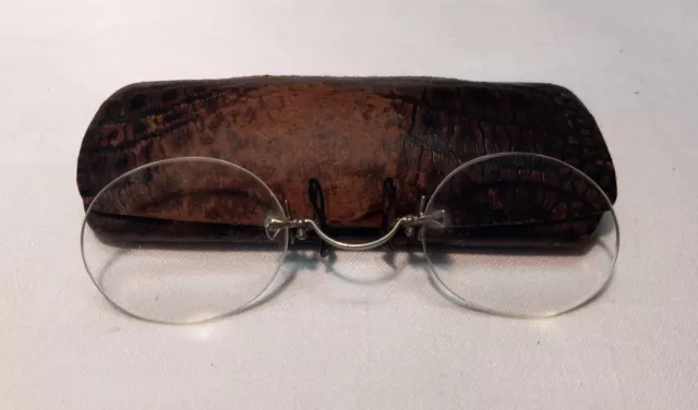 Antike Lesebrille , Kneifer Zwicker Nasenbrille