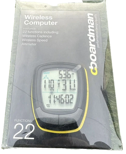 Boardman 22 sales function cycle computer