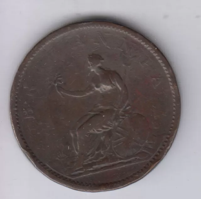 GREAT BRITAIN UK George II Penny 1806 (Z302)