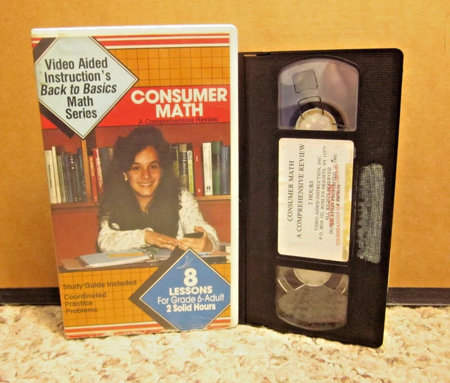 CONSUMER MATH INCOME fractions percentage VHS budgeting REVIEW kids ...