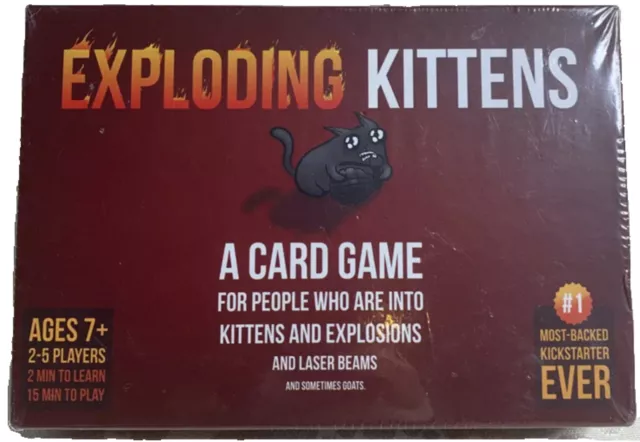 Exploding Kittens Original Edition Card Game New. Sealed Free UK Delivery