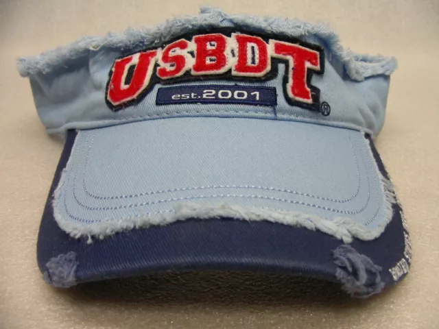 Us Beer Drinking Team - Distressed Style - Adjustable Sports Visor!