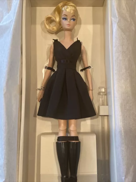 2015 Vestido Barbie Piedra de Seda Muñeca Dorada Etiqueta Sin Caja Libre #DKN07