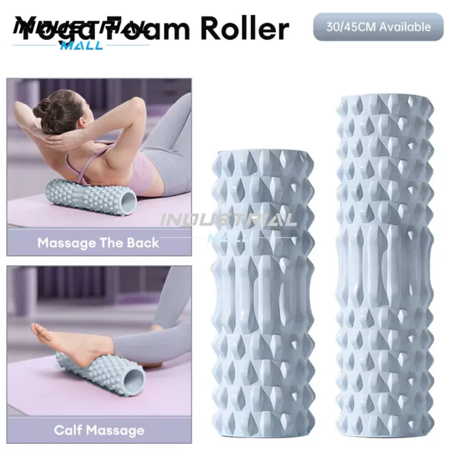 Hollow Grid Foam Roller Exercise Fitness For Yoga Deep Muscle Tissue Massage