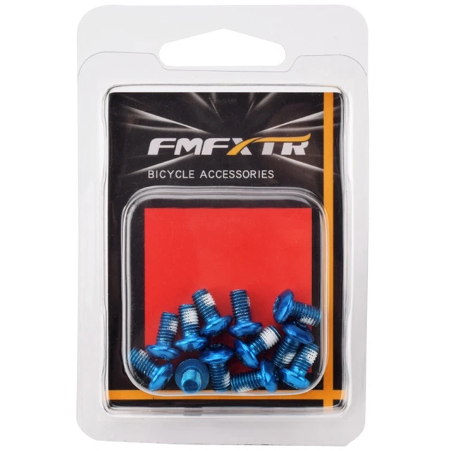 Vis De Frein à Disque Vélo M5 X 9 Mm - Lot De 12 En Acier Inox Traité - Couleurs Vives (rouge, Vert, Bleu...)