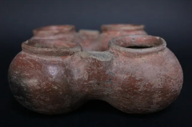 Mayan Four - Cylinder Bowl Ca. 300 - 800 A.d.