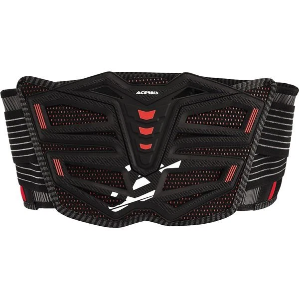 Black/Red Acerbis Motobrand 2.0 Youth Kidney Belt