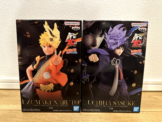 NARUTO 20th ANNIVERSARY Memorable Saga NARUTO & SASUKE Both Figures Set New