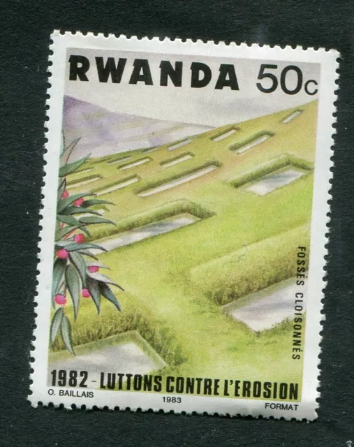Rwanda -1983 Campaign Against Soil Erosion - nature - ecologie - neuf**