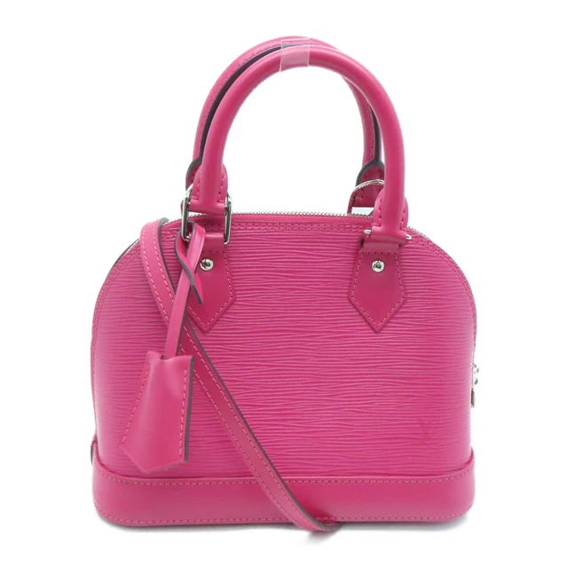 Louis Vuitton LV SHW Alma BB 2way Shoulder Handbag M408851 Epi Fuchsia Louis Vuitton LV SHW Alma BB 2way Shoulder Handbag M408851 Epi Fuchsia