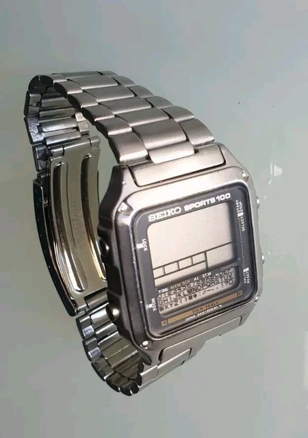 SEIKO QUARTZ Sports 100 Display Matrix Lcd Vintage. EUR 650,00 ...