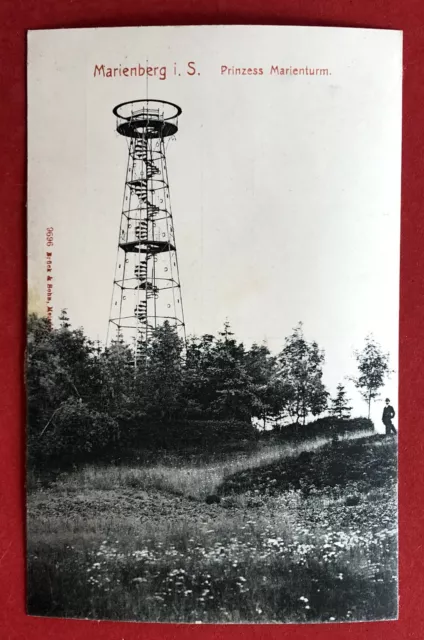 AK MARIENBERG im Erzgebirge um 1910 Prinzess Marienturm ( 72096