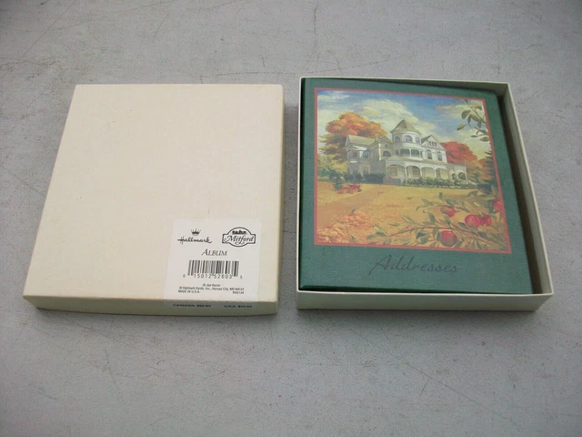 Early  "Hallmark Mitford 6" x 6 1/2" Address Book In Original Box"  New RA5134