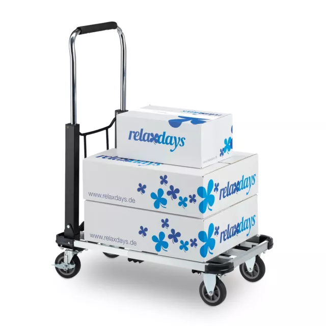 Chariot de transport Transporteur Plateforme de transport pliable roulettes 100