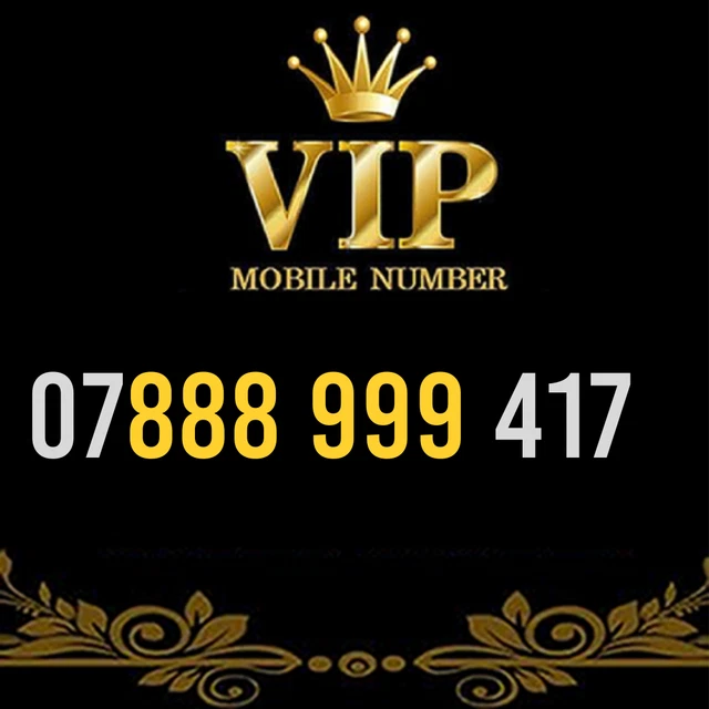 Gold Vip Memorable Phone Number Easy To Remember Mobile Business Simcard - 9999